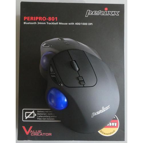 Souris trackball Perixx PERIPRO-801 bluetooth