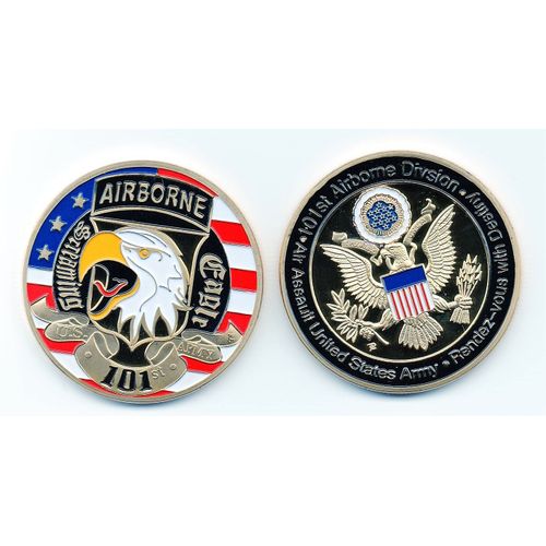 Ww2 - Pièce Collection - 101° Airborne Division - Screaming Eagles 40 Mm
