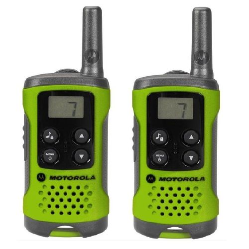 Set de 2 talkies walkies vert Motorola TLKR T41