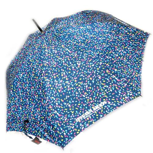 Parapluie 'banana Moon' Bleu Multicolore (Canne)