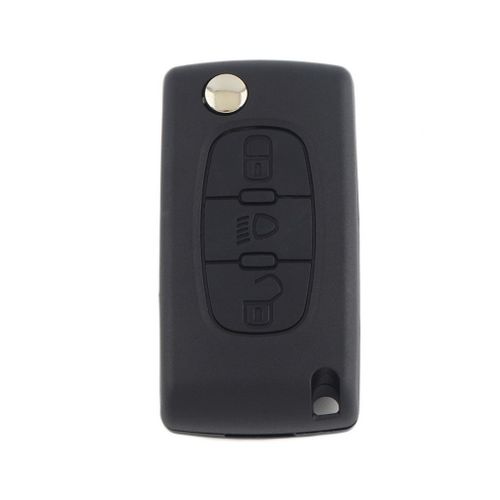 Coque Télécommande Plip Bouton Phare Citroen C4 Picasso Ce0536 + Cle Avec Rainure