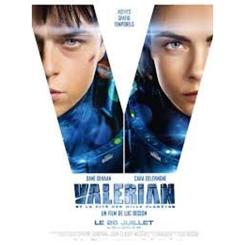 Affiche Préventive Film Valerian - 120x160