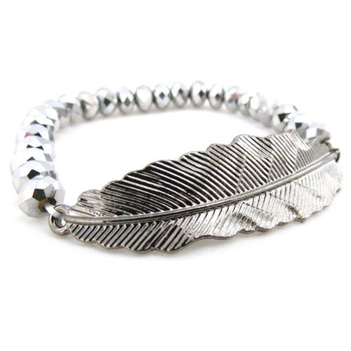 Bracelet Créateur "Minéralia" Gris
