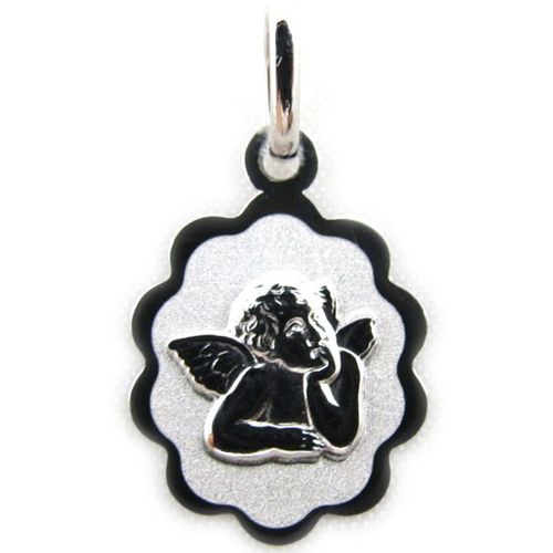 Pendentif "Petit Ange" Rhodié (Or - 9 Carats)