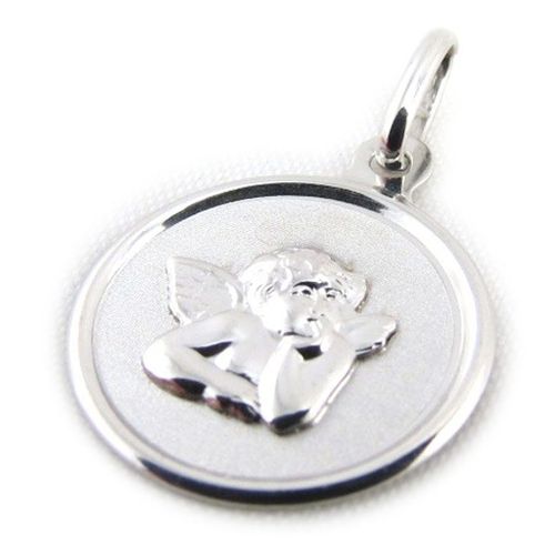 Pendentif "Petit Ange" Rhodié (Or - 9 Carats)