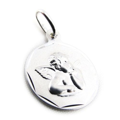 Pendentif "Petit Ange" Rhodié (Or - 9 Carats)