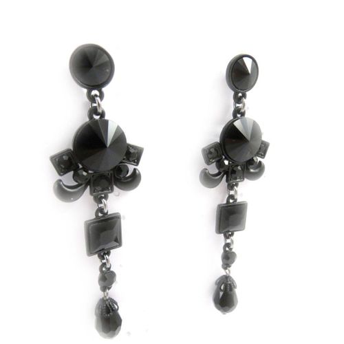 Boucles Créateur "Sissi" Noir