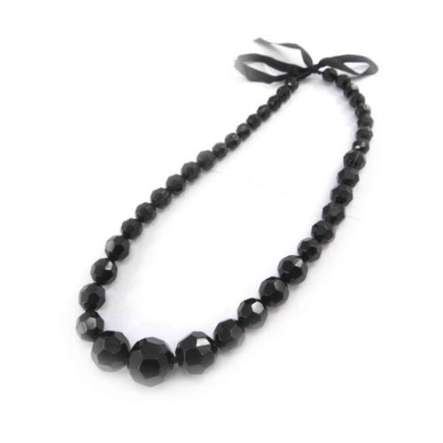 Collier "Perla" Noir