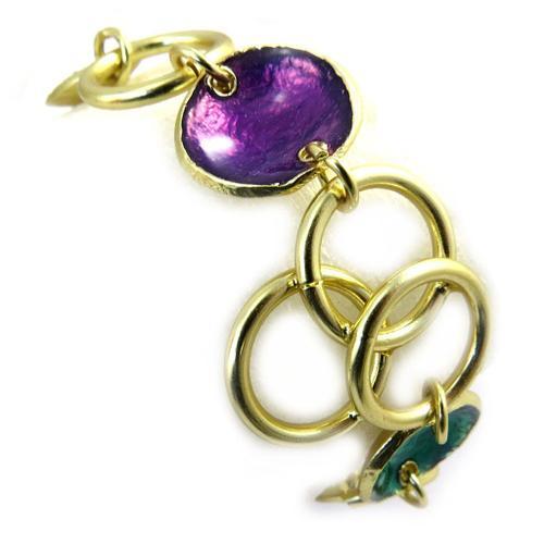 Dolce Vita [M4348] - Bracelet Créateur 'coloriage' Vert Violet
