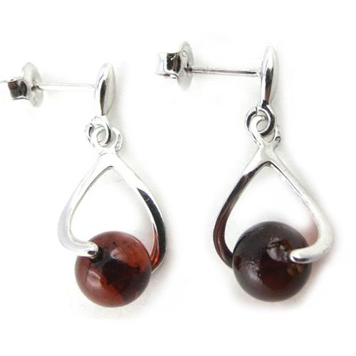 Promo -58%, Les Trésors De Lily [N1968] - Boucles Argent &#34inspiration&#34 Ambre ...