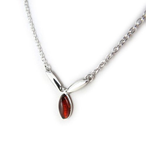 Promo -58%, Les Trésors De Lily [N2273] - Collier Argent &#34inspiration&#34 Ambre ...
