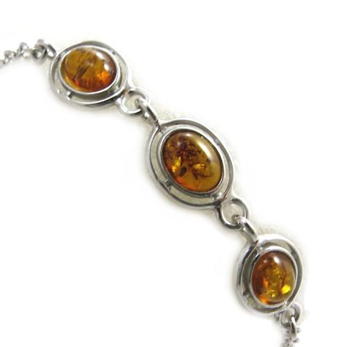 Promo -62%, Les Trésors De Lily [N2283] - Bracelet Argent &#34inspiration&#34 Ambre...