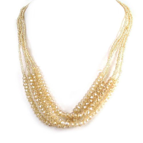 Promo -59%, Les Trésors De Lily [N3091] - Collier Créateur &#34sissi&#34 Ambre