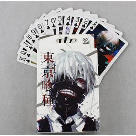 Jeu de Carte 54 Cartes Tokyo Ghoul Manga Poker Cadeau Collection Japon Anime