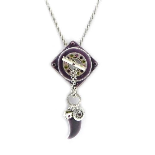 Collier Créateur "Byzance" Violet