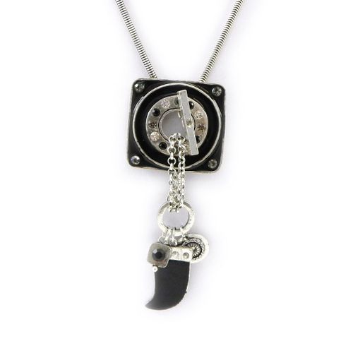 Collier Créateur "Byzance" Noir