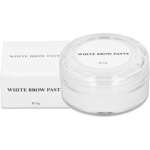 White Mapping Brow Paste,Pâte À Sourcils Blanche,Crayons Eyeliner Lavables Usage,Modèle De Microblading Réutilisable,Sourcils Maquillage Permanent,Helps To Perfect The Shade Of Your Eyebrows,10g 