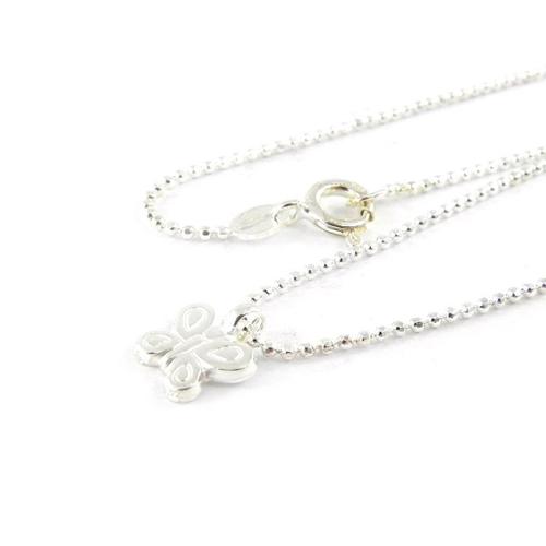 Collier Argent "Papillon