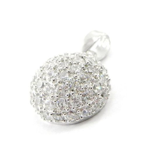 Pendentif Argent "Joyaux" Blanc