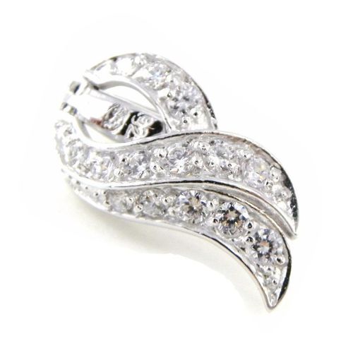 Pendentif Argent "Renaissance" Blanc
