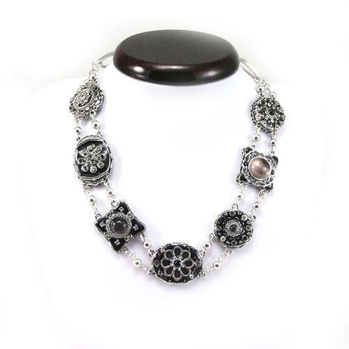 Collier Créateur "Babouchka" Noir