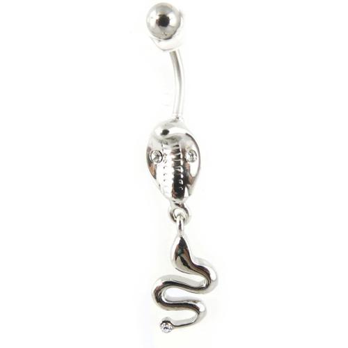 Body Piercing "Serpent Mythique" Blanc