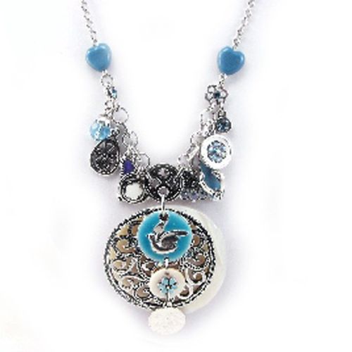 Collier Créateur "Babouchka" Turquoise