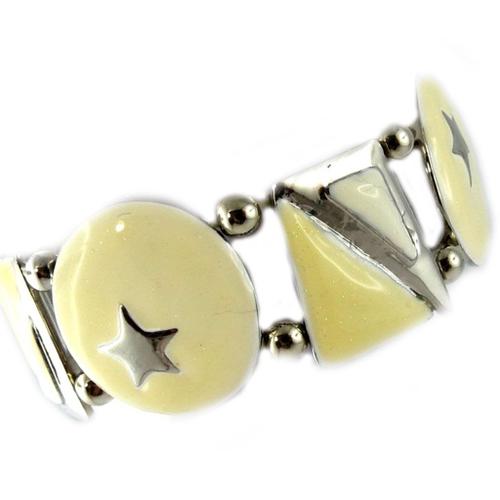 Bracelet Créateur "Nuit Etoilée" Beige