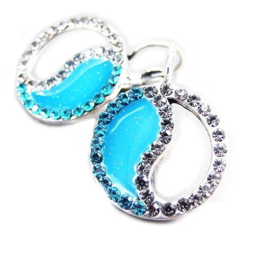 Noa [G5777] - Boucles Créateur 'emilie' Turquoise