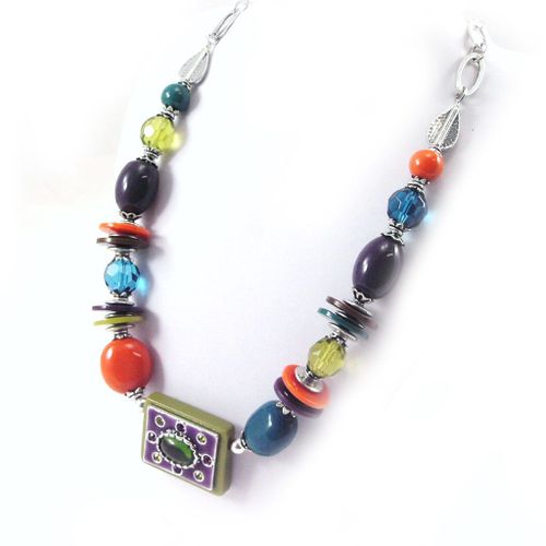 Collier Créateur "Babouchka" Tutti Frutti