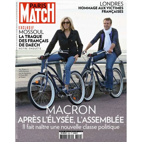 Paris Match N° 3552 - Emmanuel Macron Au Touquet (15 Juin 2017)