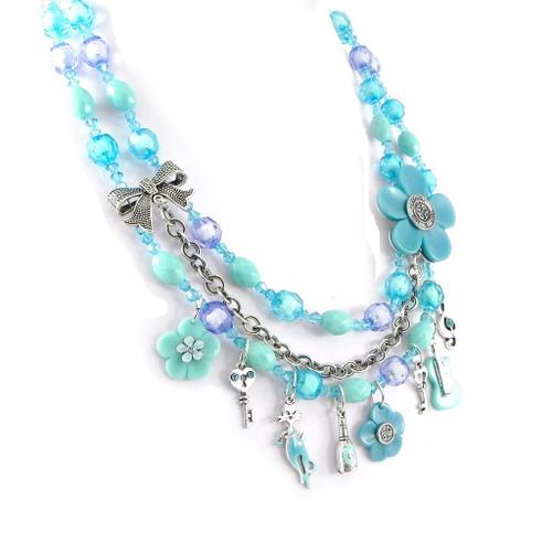 Collier Créateur "Barbara" Turquoise