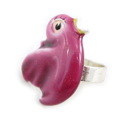 Bague Créateur "Rossignol" Violet