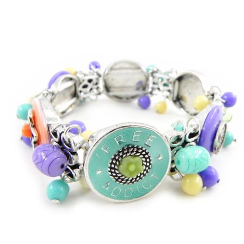 Bracelet Créateur "Liberty" Multicolore
