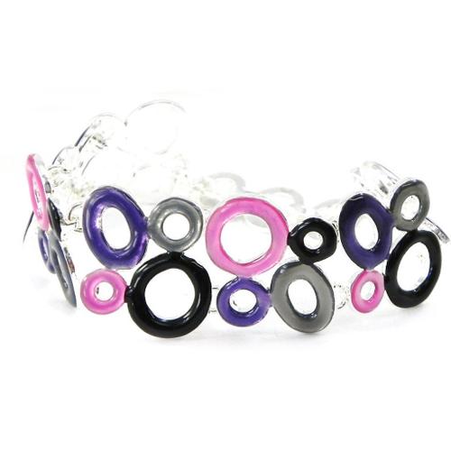 Bracelet Créateur "Les Acidulés" Rose Violet