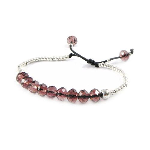 Bracelet Créateur "Minéralia" Violet