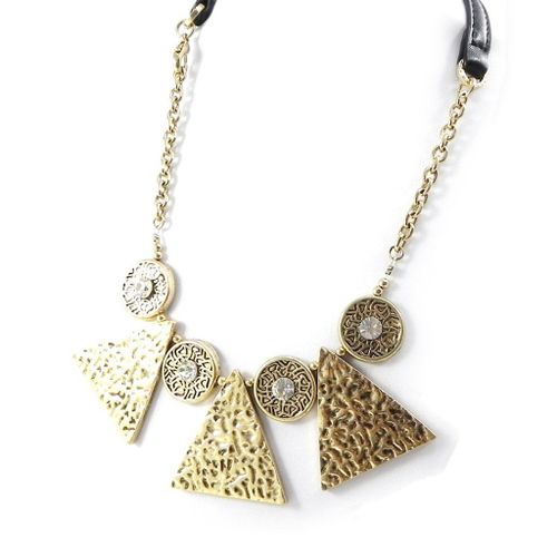 Collier Créateur "Queen" Doré