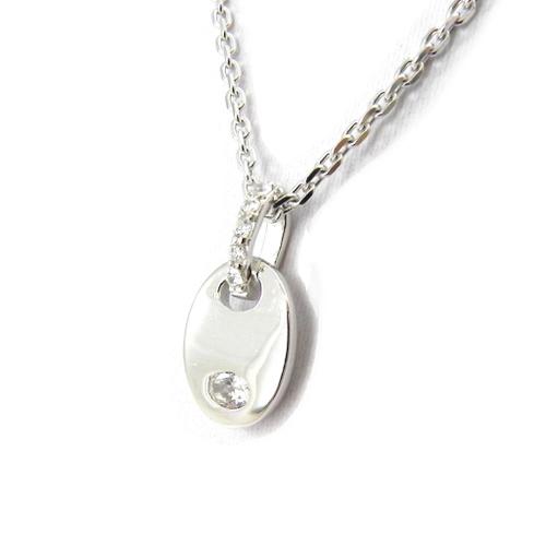 Collier Argent "Déesse" Blanc