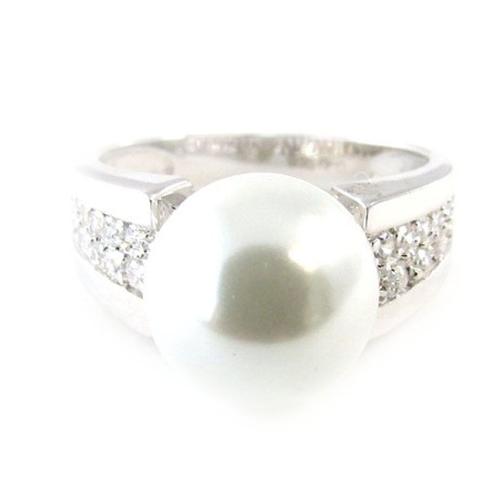 Bague Argent "Sissi" Blanc