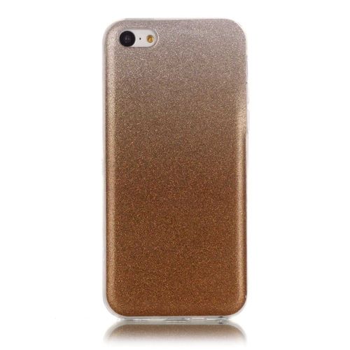 Coque Case Iphone 5c Or Gold Diamond Silicone Souple (D5)