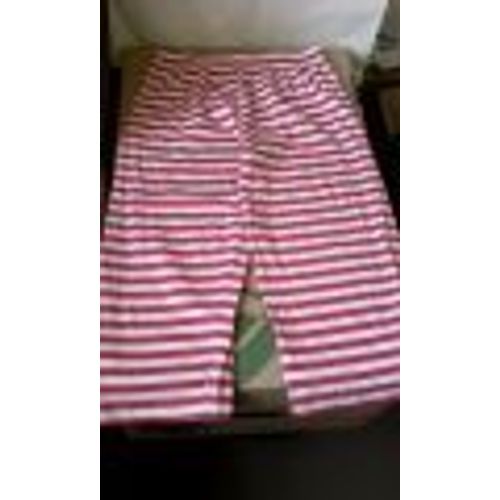 Pantalon Été Rose Blanc 6 Ans