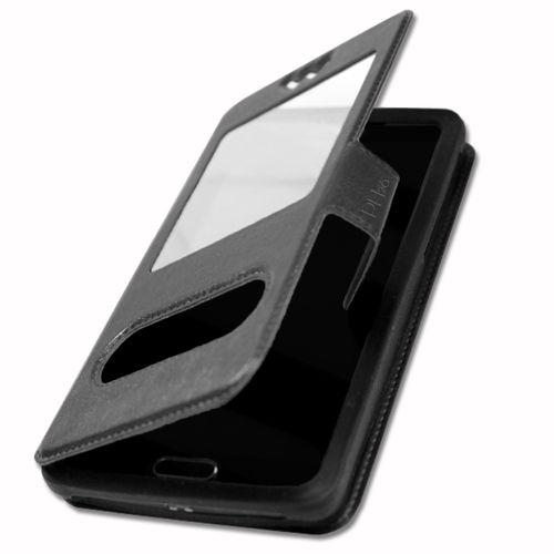 Huawei Mate 9 Lite Etui Housse Coque Folio Noir De Qualité By Ph26®