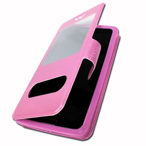 Huawei Mate 9 Pro Etui Housse Coque Folio Rose De Qualité By Ph26®
