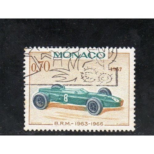 Timbre-Poste De Monaco (25ème Grand Prix Automobile De Monaco) 