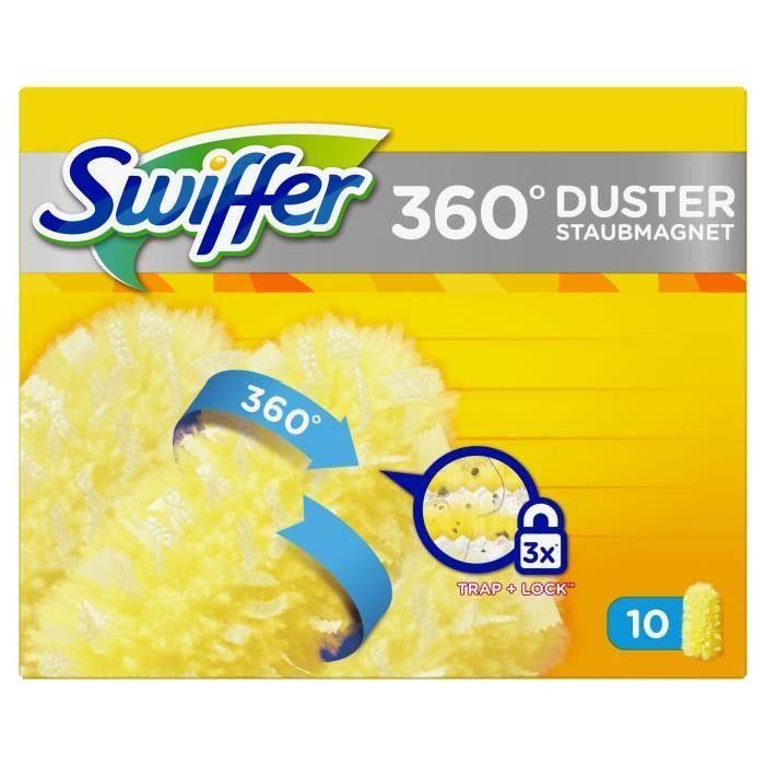 Swiffer Trousse d'époussetage Swiffer Dusters 360 Heavy Duty, (1 manche, 2  plumeaux)