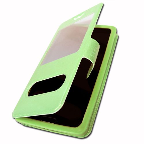 Elephone S7 Special Edition Etui Housse Coque Folio Vert Pomme De Qualité By Ph26®