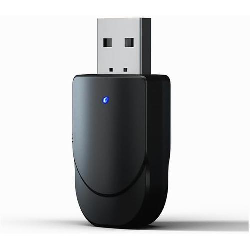 Adaptateur USB Bluetooth 2 en 1 - Émetteur Bluetooth 5.0 - Récepteur Jack - Émetteur Bluetooth - Avec câble audio numérique de 3,5 mm - Pour TV/chaîne stéréo/voiture Home stéréo