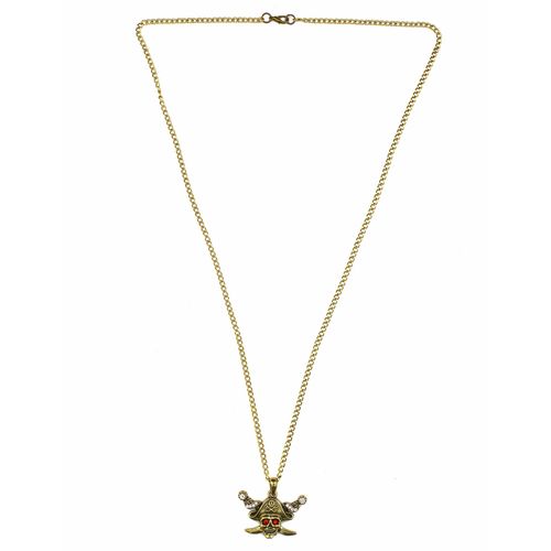 Collier Doré Pirate Adulte - 70259 - Taille Unique - Port 0¿
