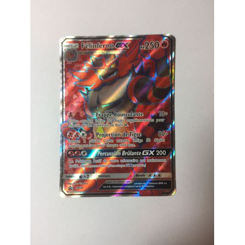 Felinferno Gx Sm38 Grande Carte Pokemon