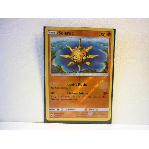 Carte Pokemon Francaise Reverse-Solaroc-69 /147 Soleil Et Lune Ombres Ardentes